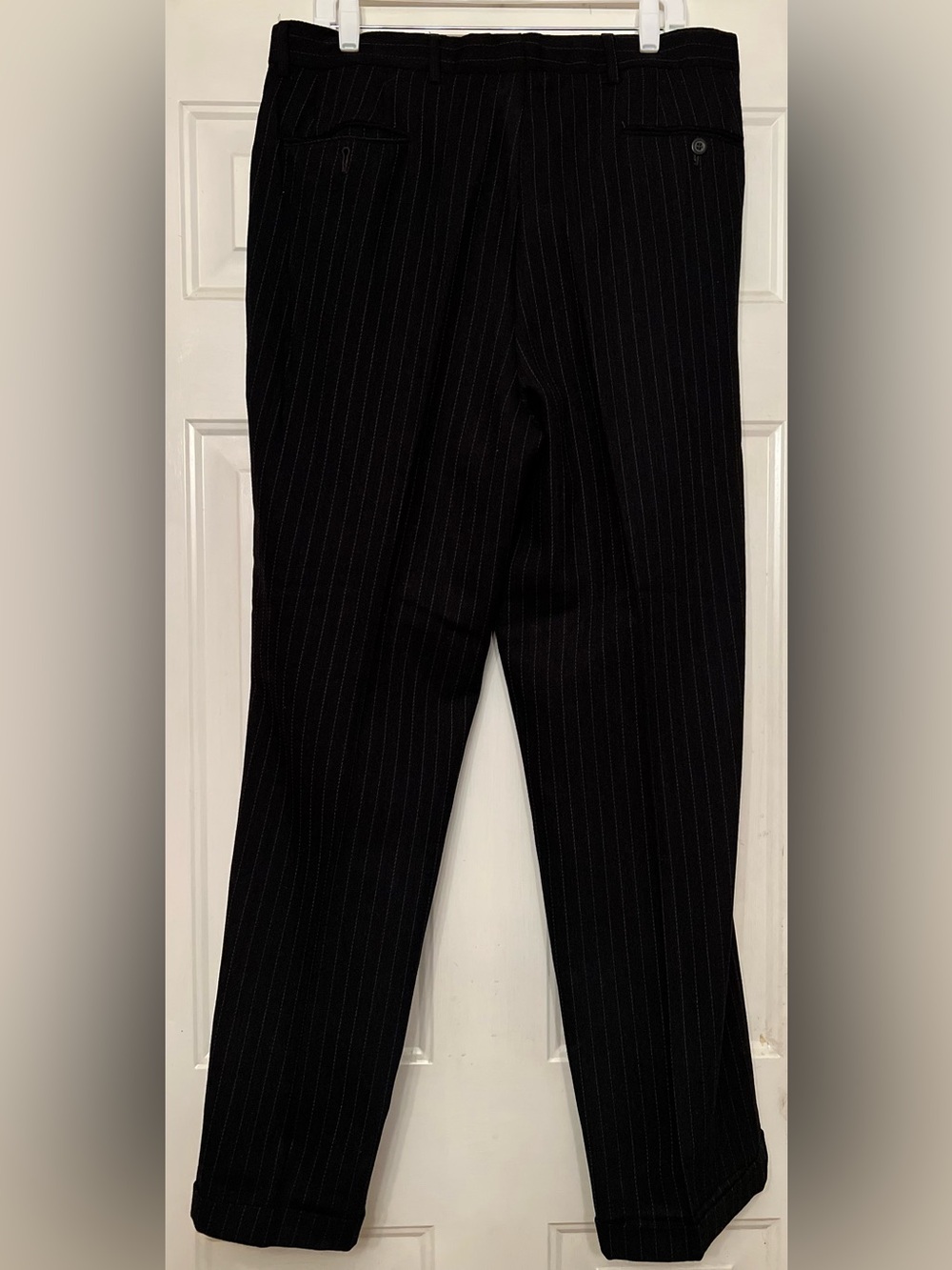 Gruppo GFT 3 Piece Suit 100% Virgin Wool Pinstripe - 42R - 35x30 - Picture 11 of 12